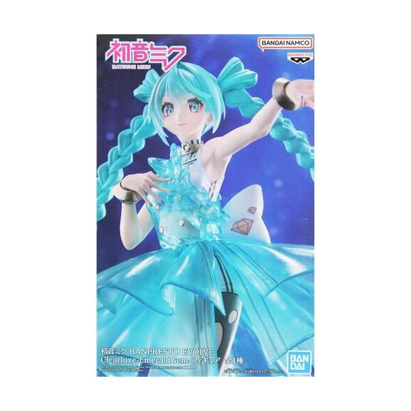 未開封初音ミク BANPRESTO EVOLVE Clearluxe-EmeraldGem-フィギュア