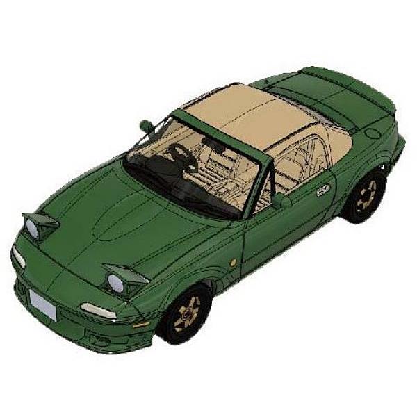 ネオグリーン】1/64 マツダロードスターNAコレクション MAZDASPEED Ver