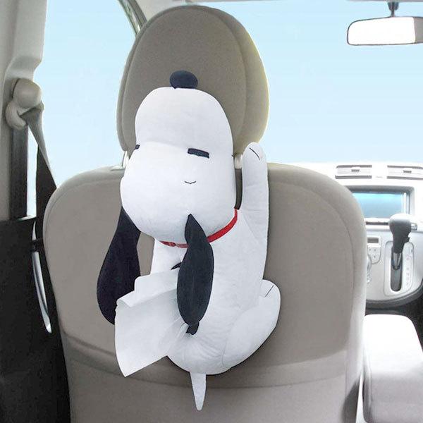 SNOOPY（スヌーピー） ティッシュカバー （ ティッシュケース カー用品