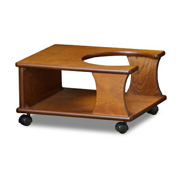 ポットワゴン お座敷ワゴン 2段 木製 幅39cm （ ポット台 ポット