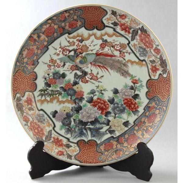 有田焼 飾り皿 古伊万里花鳥 15寸 : 有田焼や 心器 - 通販 - Yahoo