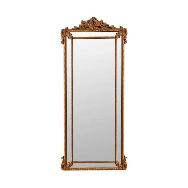 高級感 全身ミラー 豪華鏡 全身鏡 姿見鏡アンティーク調 壁掛け