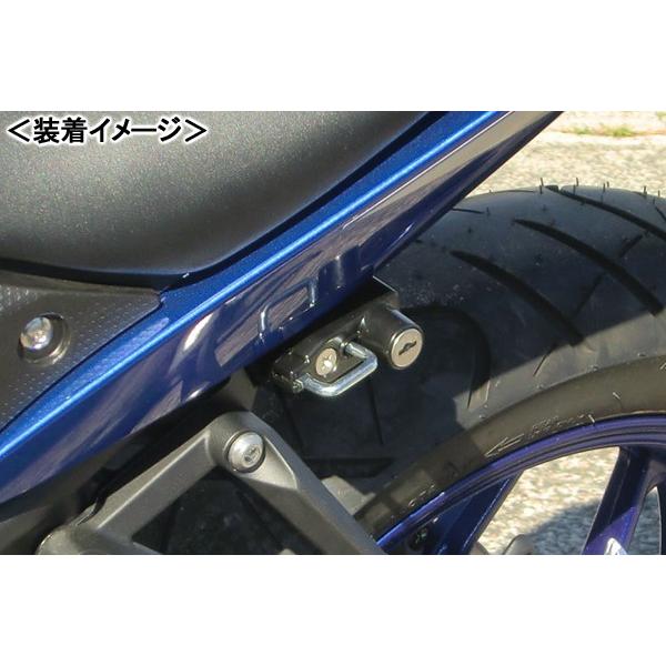 KIJIMA（キジマ） ヘルメットロック YAMAHA用（ブラック）/YZF-R25