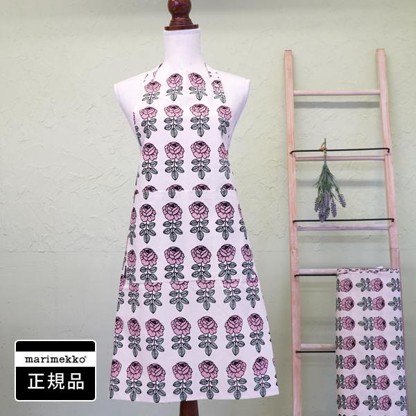 marimekko（マリメッコ） エプロン VIHKIRUUSU（ヴィヒキルース）/PINK