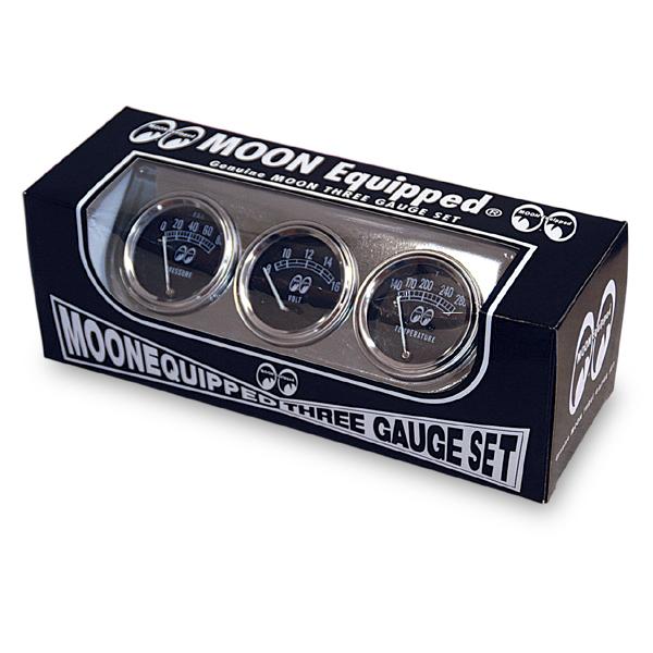 MOONEYES ムーンアイズ MOON Equipped 3 ゲージ セット : MOONEYES