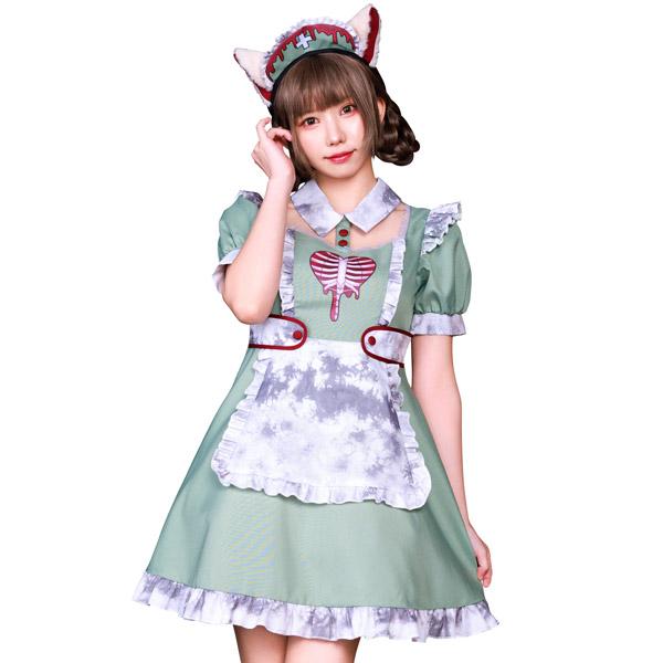 ネオゾンビ ドラッグナースキャット ハロウィン ゾンビ コスプレ