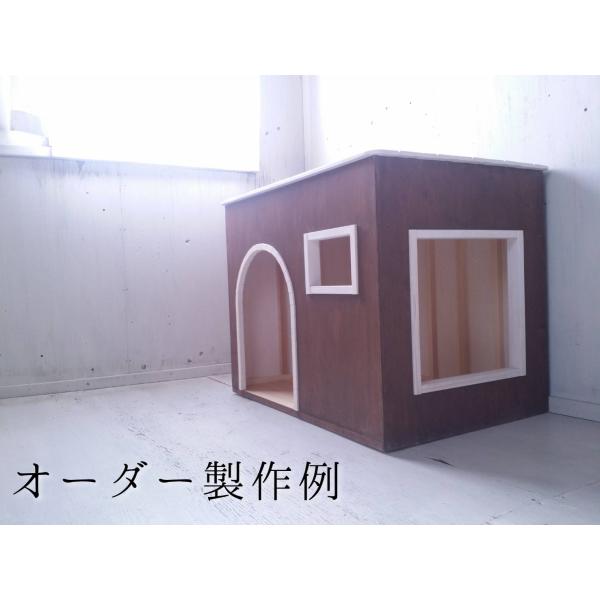 犬小屋 室内 猫ハウス ドッグハウス 木製 手作り 可愛い 白 自然塗料