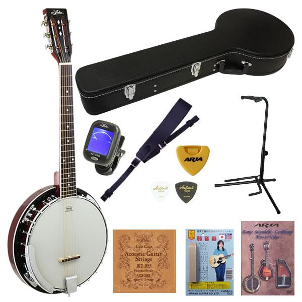 ARIA アリア SB10G ギターの弦を張るギターバンジョー 初心者入門