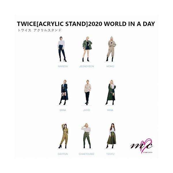 TWICE 公式グッズ ACRYLIC STAND アクリルスタンド 2020 WORLD IN A