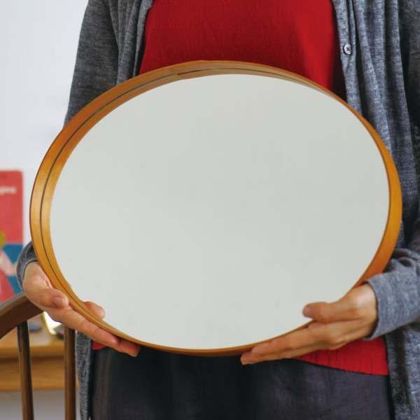 AXCIS（アクシス） 鏡 壁掛け シェーカーオーバルミラー L ホーム