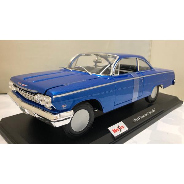 マイスト 1962 Chevrolet Belair Blue 1/18 MAISTO【全国送料無料