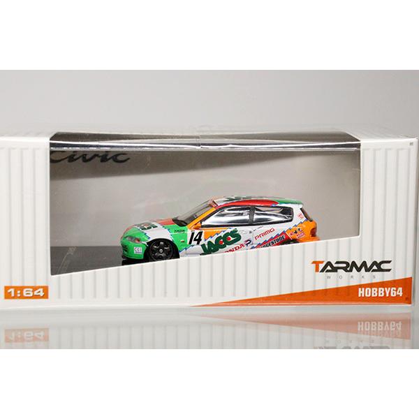 Tarmac Works T12-JA ホンダシビックEG6 Gr.A Racing JACCS #14