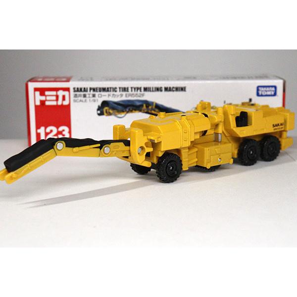 トミカ赤箱 123 酒井重工業ロードカッタER552F : ミニカーショップケン