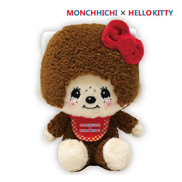 ハローキティ MKT-NG モンチッチ×ハローキティ ぬいぐるみ monchhichi