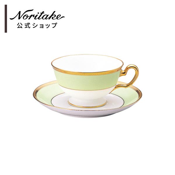 大倉陶園 メイグリーン ティー・コーヒー碗皿 ( ギフトボックス入り