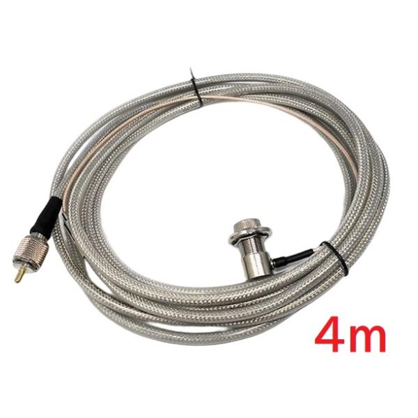 アマチュア無線 同軸ケーブル SC-5Mb車載 4m M型コネクタ 5D2V 高品質