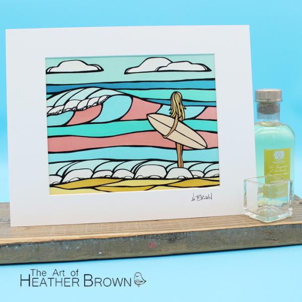 ヘザーブラウン アートプリント 絵画 HEATHER BROWN CANDY SURF