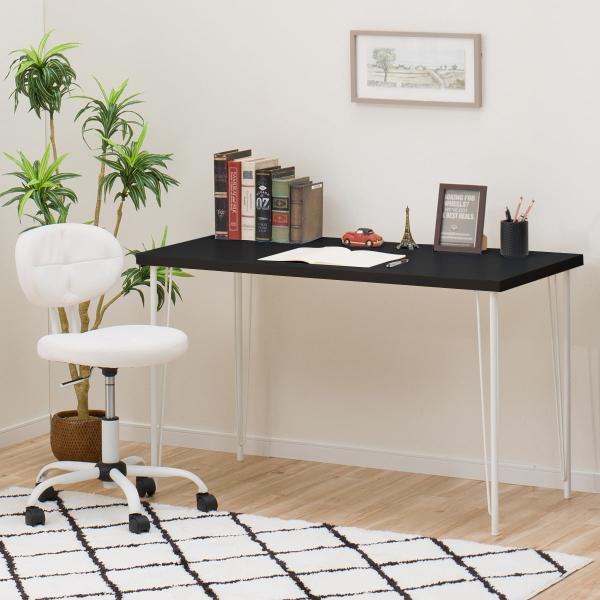 ニトリ（NITORI） 幅118cm デスクプレフェセット(天板118BK/ワイヤー