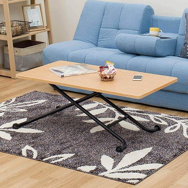 ニトリ（NITORI） 昇降センターテーブル(ライザN LBR/BK) ニトリ期間