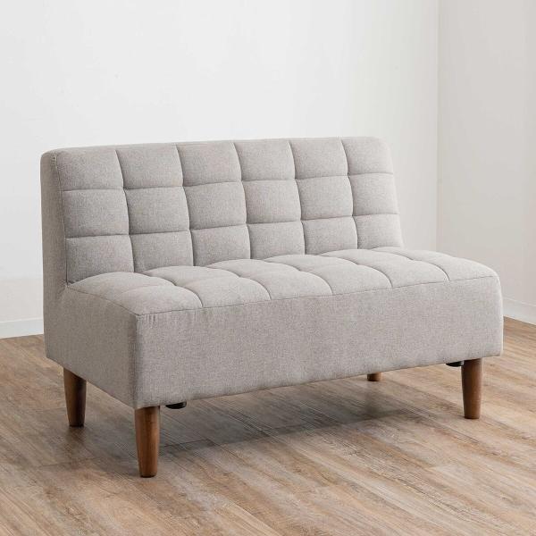 ニトリ（NITORI） コンパクト2人掛けソファ (SFA GY/BR) : ニトリ