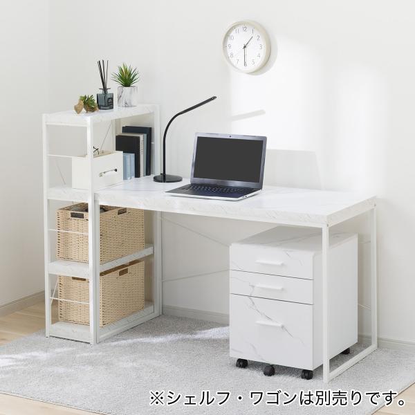 ニトリ（NITORI） デスク(ステインSN01-120 WH) ニトリ期間限定：4/6迄