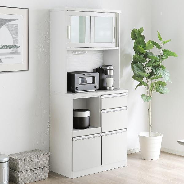 ニトリ（NITORI） 半透明ガラスのキッチンボード (幅80cm WW) : ニトリ