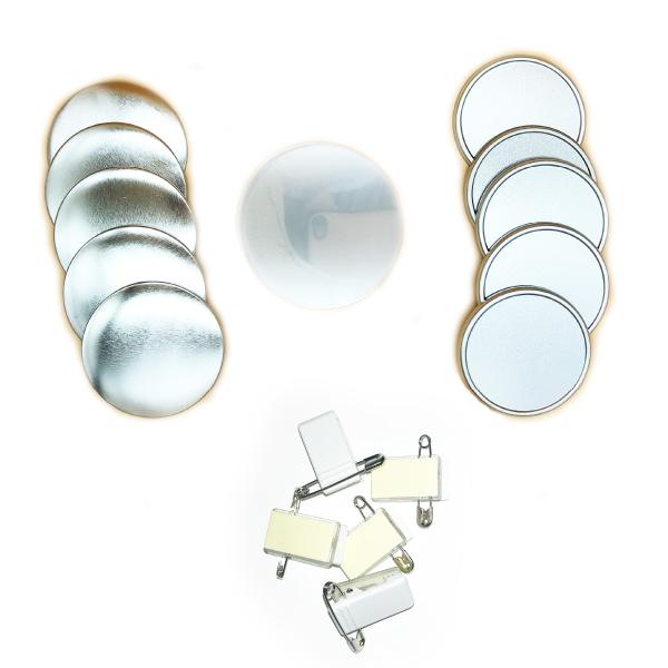 缶 バッジ マシン 用 56mm クリップ パーツ セット1000個 パック