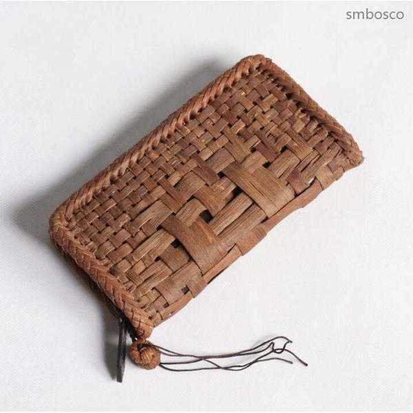 山葡萄長財布 手編みお財布 山ぶどう財布 ウォレット 大容量 男女兼用
