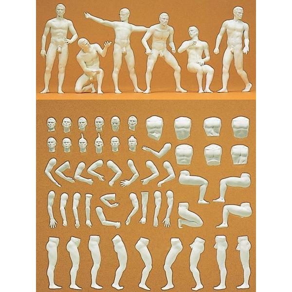 男性モデル 6人 ：プライザー キット 1/22.5 45900 : さかつうヤフー店