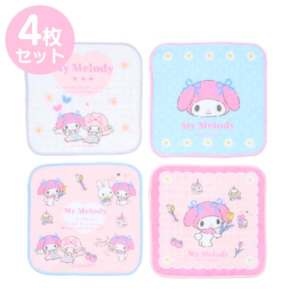 sanrio（サンリオ） マイメロディ プチタオル4枚セット : サンリオ