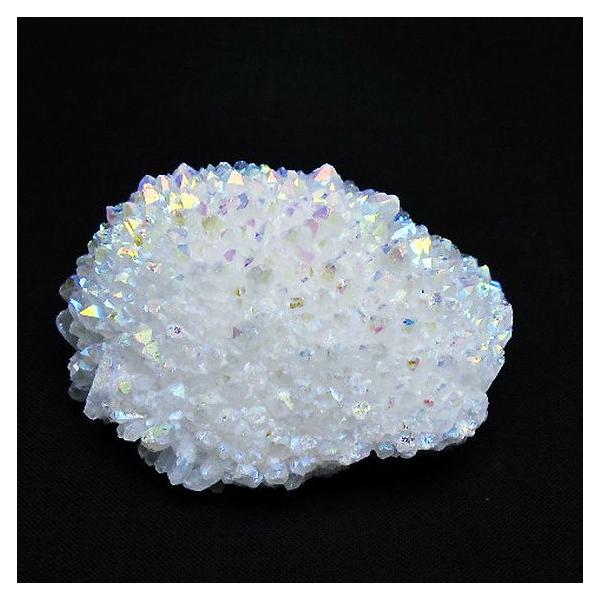 レインボーオーラ水晶クラスター t693-4717 : 誠安天然石専門店 - 通販
