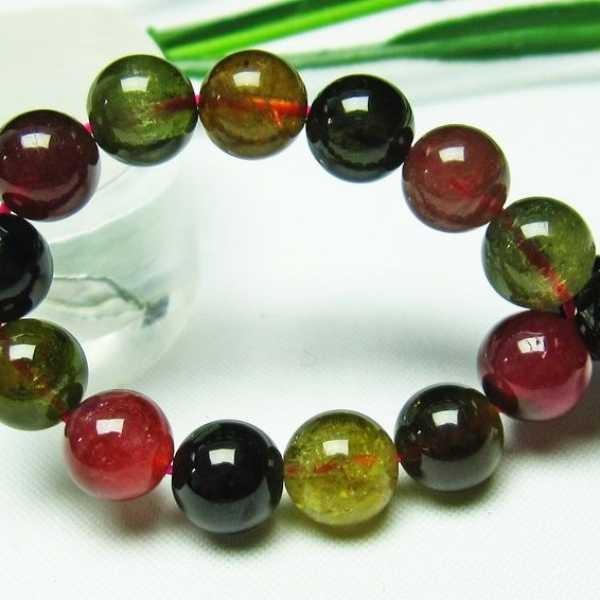 ミックスカラートルマリン ブレスレット 8mm パワーストーン 天然石