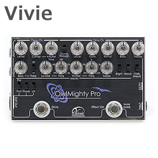 ベース用プリアンプ Vivie OwlMighty Pro BassPreamp ビビー オウル