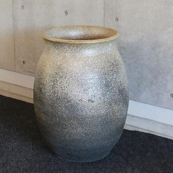 大壺 傘立て 花入れ 陶器 大型 おしゃれ 信楽焼 傘入れ 花瓶 モダン