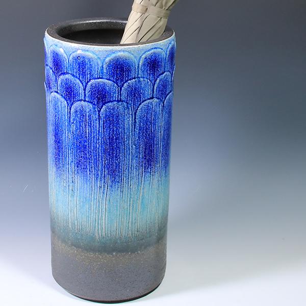 傘立て 陶器 おしゃれ 信楽焼 かさたて 和風 傘入れ やきもの傘立て