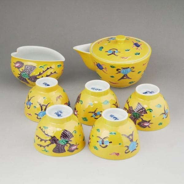 京焼 清水焼 黄交趾宝鳳凰煎茶器揃 昭阿弥 : 松韻堂 Yahoo!店 - 通販
