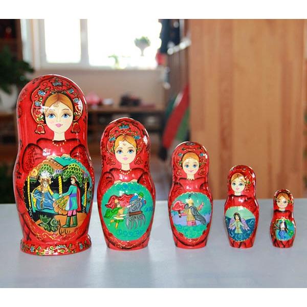 マトリョーシカ ロシア 人形 民芸品 土産物 手作り人形 手描き