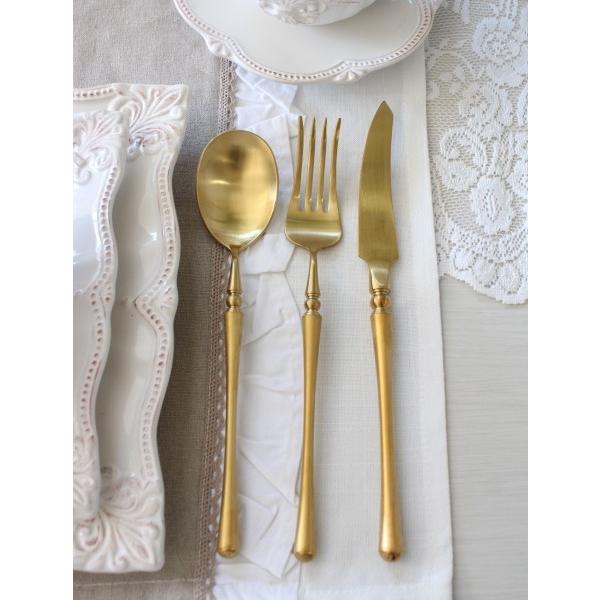 PARIS ディナーカトラリー ゴールド ナイフ フォーク スプーン