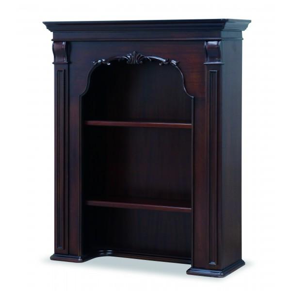 マントルピース ブラウン コンソール 棚 白家具 収納 高級家具