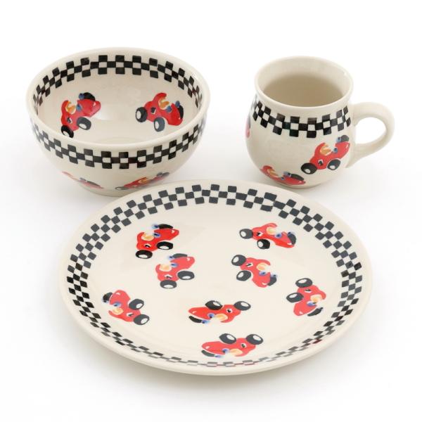 ポーランド食器 ポーリッシュポタリー キッズセット3点 DAUT : POTOK