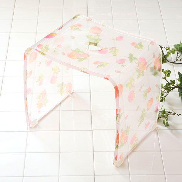 バスチェア お風呂椅子 おしゃれ 安い 高級 花柄 バラ柄 シアローズ 31