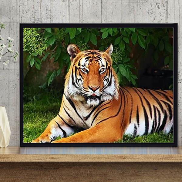 中級 フル ダイヤモンドアート キット ビーズ刺繍 寅年 虎 タイガー