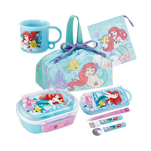 スケーター アリエル ランチ 5点 セット 360ml ( 24 ) ( 弁当箱 トリオ