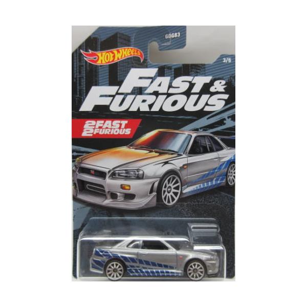 1/64 ワイルドスピード Nissan Skyline GT-R (BNR34) ホットウィール