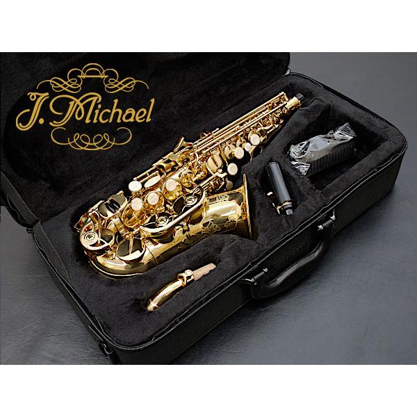 Jマイケル SPC-700 カーブドソプラノサックス 専用セミハードケース付