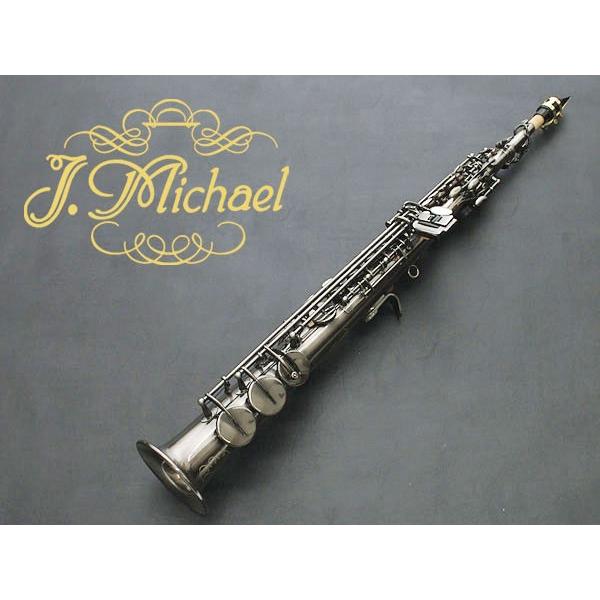Jマイケル SP-820GM ソプラノサックス ガンメタリック セミハード