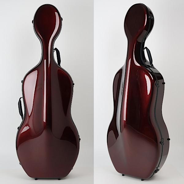 カーボンマック CFC-3 ワインレッド チェロケース 軽量 Carbon Mac