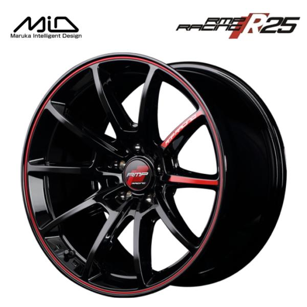 RMP マルカサービス MID RMP RACING R25 18インチ 8.5J インセット45 5