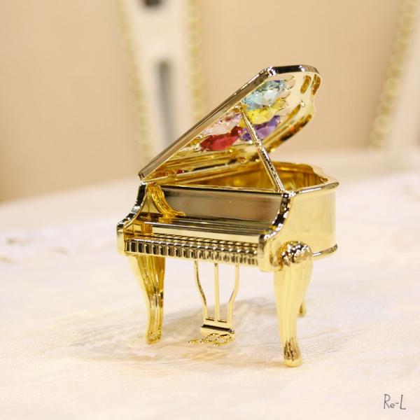 クリスタルオーナメントピアノ置物RE01561 : リエルショップ - 通販