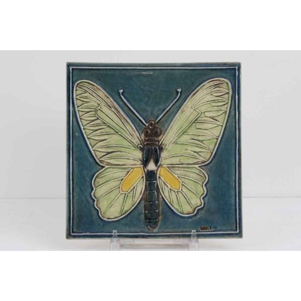 Lisa Larson リサ ラーソン 陶板 FJARILSPLATTOR チョウ蝶□北欧雑貨